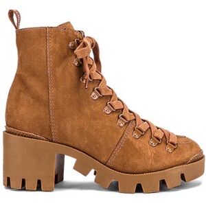 Women's Tan Lace-Up SCHULTZ Boots